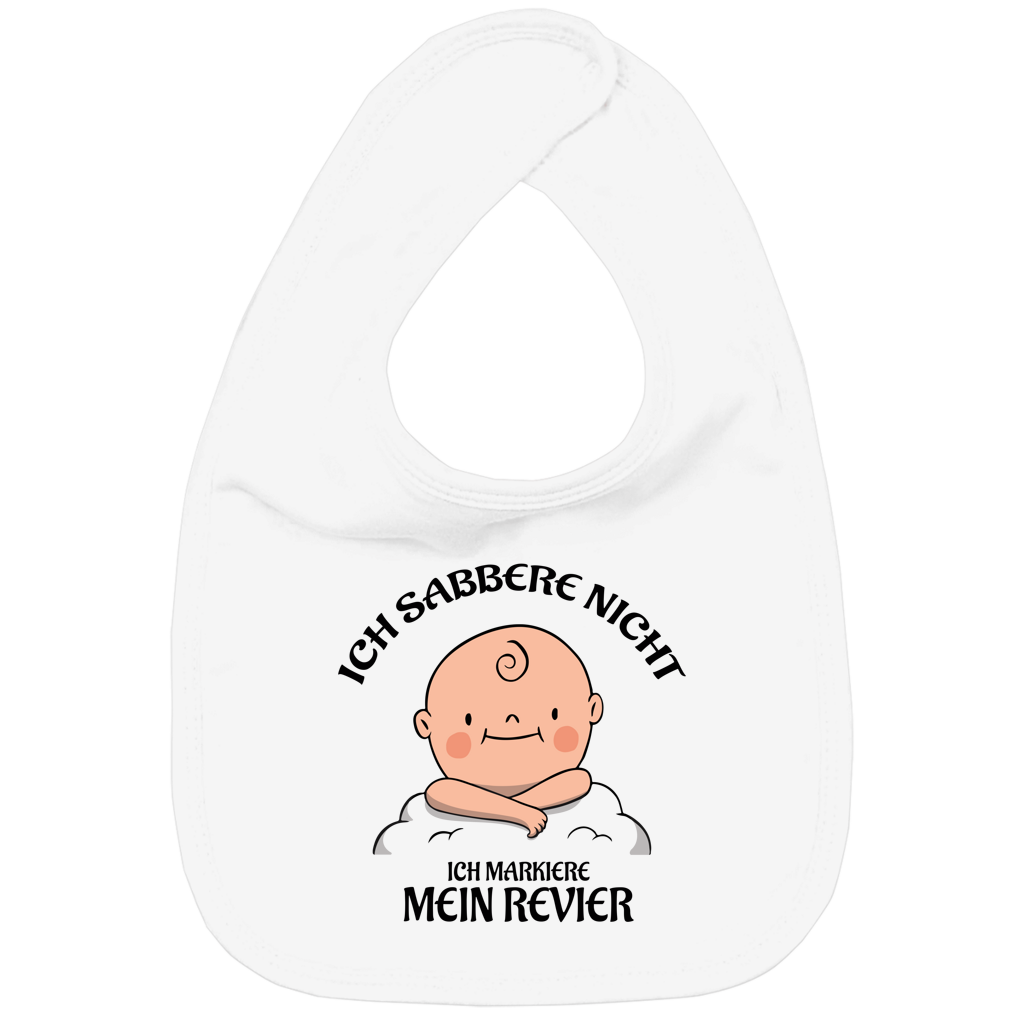 Kinder Bio Lätzchen Ich sabbere nicht – ich markiere mein Revier