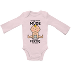 Baby Bio Bodysuite Langarm Ich bin nicht müde. Ich bin fertig mit euch