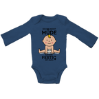 Baby Bio Bodysuite Langarm Ich bin nicht müde. Ich bin fertig mit euch