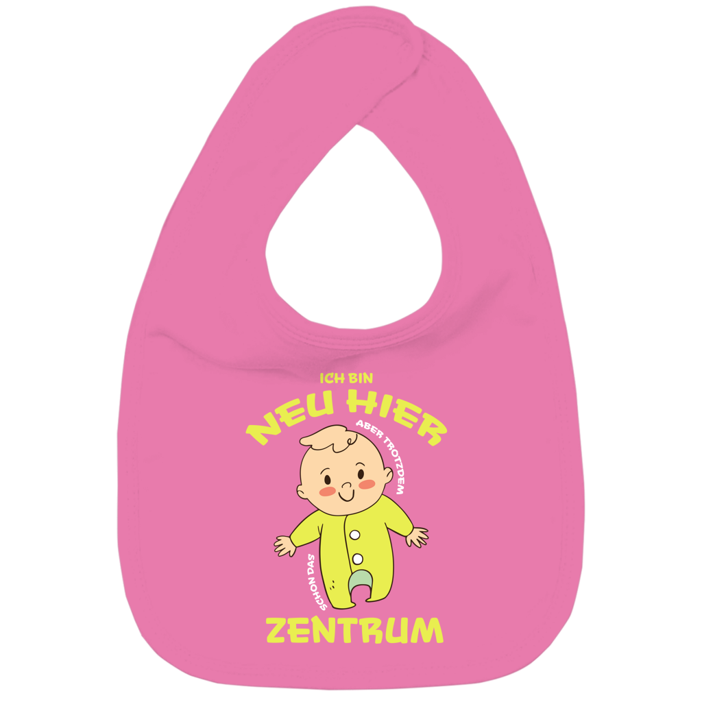 Kinder Bio Lätzchen Ich bin neu hier Aber trotzdem schon das Zentrum
