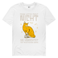 Herren Premium Bio T-Shirt Meine Katze miaut nicht. Sie verachtet auf akustischer Ebene