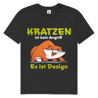 Herren Premium Bio T-Shirt Kratzen ist kein Angriff. Es ist Design