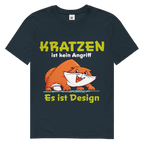 Herren Premium Bio T-Shirt Kratzen ist kein Angriff. Es ist Design