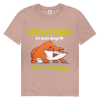 Herren Premium Bio T-Shirt Kratzen ist kein Angriff. Es ist Design