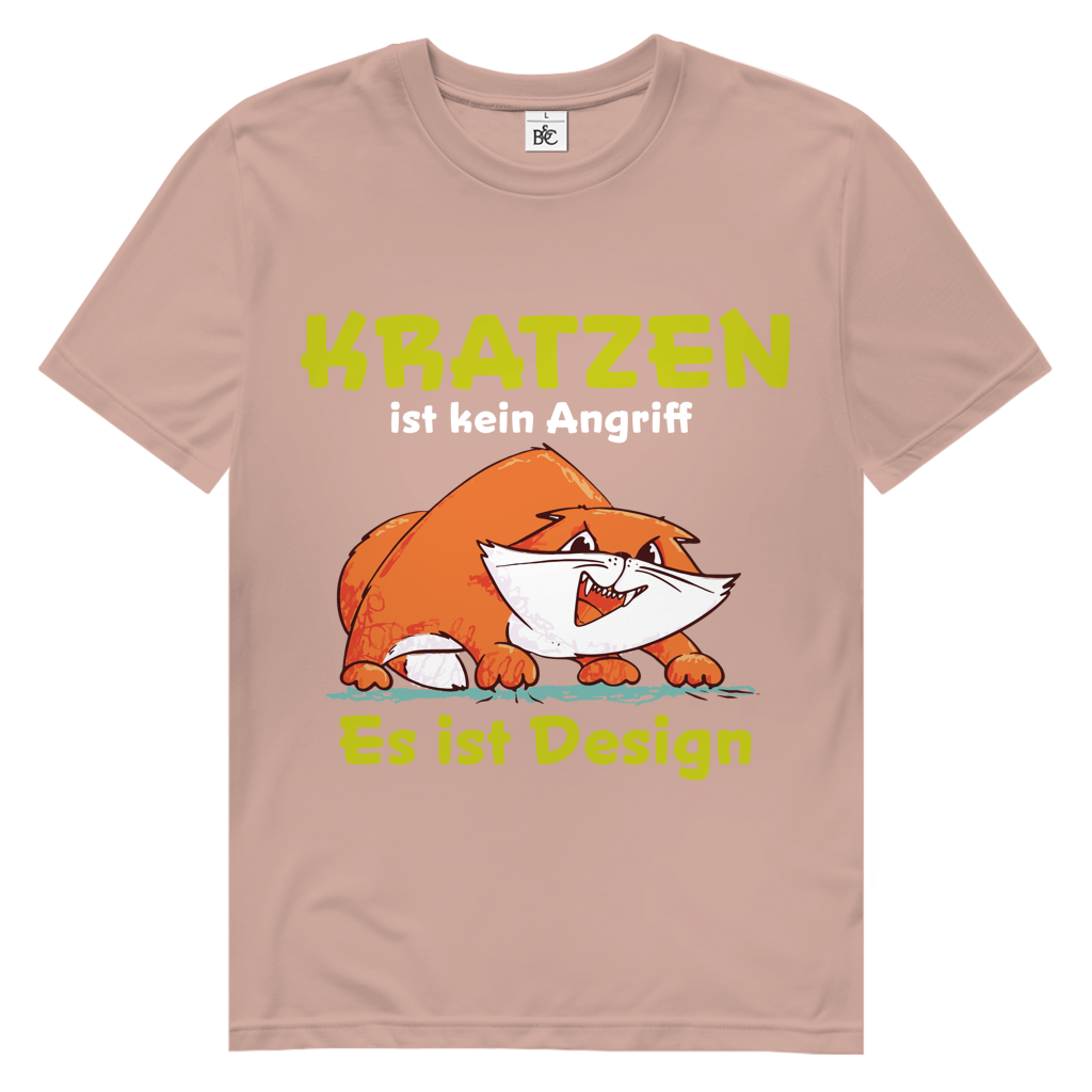 Herren Premium Bio T-Shirt Kratzen ist kein Angriff. Es ist Design