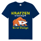 Herren Premium Bio T-Shirt Kratzen ist kein Angriff. Es ist Design
