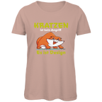Damen Premium Bio T-Shirt Kratzen ist kein Angriff. Es ist Design