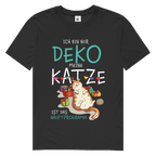Herren Premium Bio T-Shirt Ich bin nur Deko. Meine Katze ist das Hauptprogramm