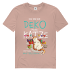 Herren Premium Bio T-Shirt Ich bin nur Deko. Meine Katze ist das Hauptprogramm