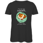 Damen Premium Bio T-Shirt Wenn mein Hund schläft, träumt der Asphalt von seinen Pfoten