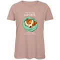 Damen Premium Bio T-Shirt Wenn mein Hund schläft, träumt der Asphalt von seinen Pfoten