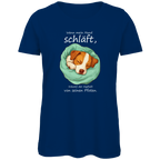 Damen Premium Bio T-Shirt Wenn mein Hund schläft, träumt der Asphalt von seinen Pfoten