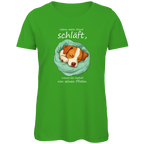 Damen Premium Bio T-Shirt Wenn mein Hund schläft, träumt der Asphalt von seinen Pfoten