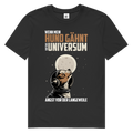 Herren Premium Bio T-Shirt Wenn mein Hund gähnt, hat das Universum Angst vor der Langew
