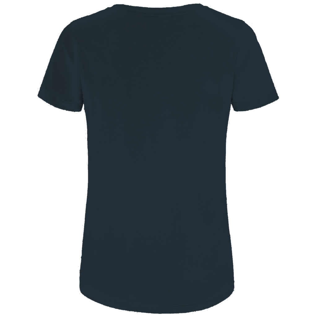 Damen Premium Bio T-Shirt Wenn mein Hund gähnt, hat das Universum Angst vor der Langew