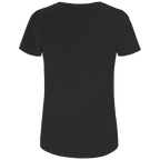 Damen Premium Bio T-Shirt Mein Hund hört nicht auf mich. Er folgt nur Befehlen von obe