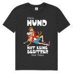 Herren Premium Bio T-Shirt Mein Hund hat keine Besitzer. Nur Fans