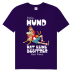 Herren Premium Bio T-Shirt Mein Hund hat keine Besitzer. Nur Fans