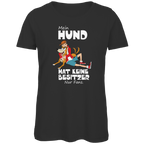 Damen Premium Bio T-Shirt Mein Hund hat keine Besitzer. Nur Fans