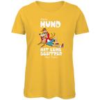 Damen Premium Bio T-Shirt Mein Hund hat keine Besitzer. Nur Fans