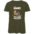 Damen Premium Bio T-Shirt Mein Hund hat keine Besitzer. Nur Fans