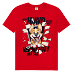 Herren Premium Bio T-Shirt Mein Hund frisst nicht – er vernichtet mit Stil