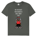 Herren Premium Bio T-Shirt Mein Hund braucht keinen Maulkorb Die Strae braucht Schutz