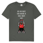 Herren Premium Bio T-Shirt Mein Hund braucht keinen Maulkorb Die Strae braucht Schutz