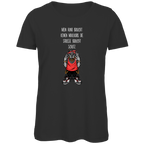 Damen Premium Bio T-Shirt Mein Hund braucht keinen Maulkorb Die Strae braucht Schutz