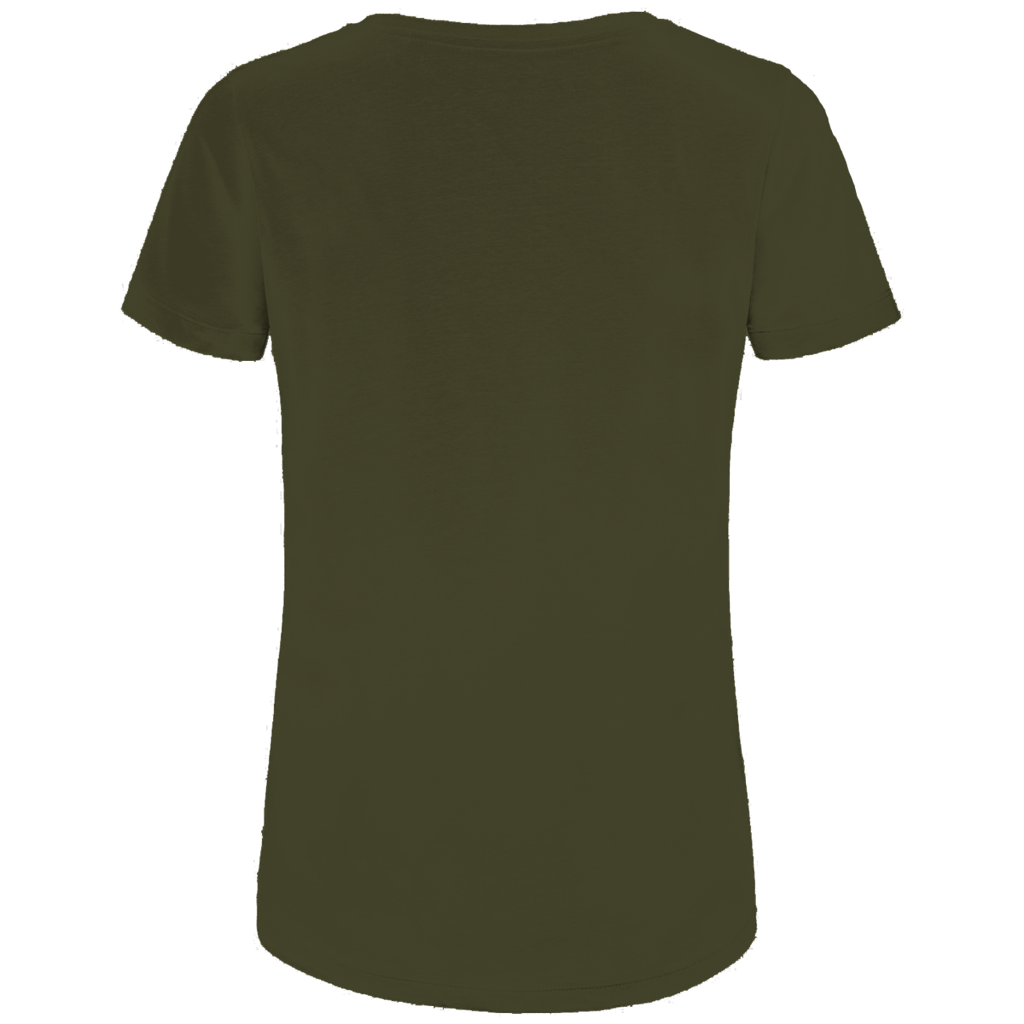 Damen Premium Bio T-Shirt Mein Hund braucht keinen Maulkorb Die Strae braucht Schutz