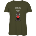 Damen Premium Bio T-Shirt Mein Hund braucht keinen Maulkorb Die Strae braucht Schutz