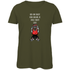 Damen Premium Bio T-Shirt Mein Hund braucht keinen Maulkorb Die Strae braucht Schutz