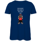 Damen Premium Bio T-Shirt Mein Hund braucht keinen Maulkorb Die Strae braucht Schutz