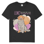 Herren Premium Bio T-Shirt Leine Mein Hund trägt sie nur, damit ich mich sicher fühle
