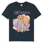 Herren Premium Bio T-Shirt Leine Mein Hund trägt sie nur, damit ich mich sicher fühle