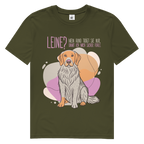 Herren Premium Bio T-Shirt Leine Mein Hund trägt sie nur, damit ich mich sicher fühle
