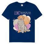 Herren Premium Bio T-Shirt Leine Mein Hund trägt sie nur, damit ich mich sicher fühle