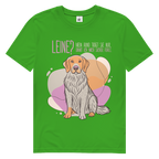 Herren Premium Bio T-Shirt Leine Mein Hund trägt sie nur, damit ich mich sicher fühle