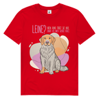 Herren Premium Bio T-Shirt Leine Mein Hund trägt sie nur, damit ich mich sicher fühle