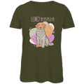 Damen Premium Bio T-Shirt Leine Mein Hund trägt sie nur, damit ich mich sicher fühle