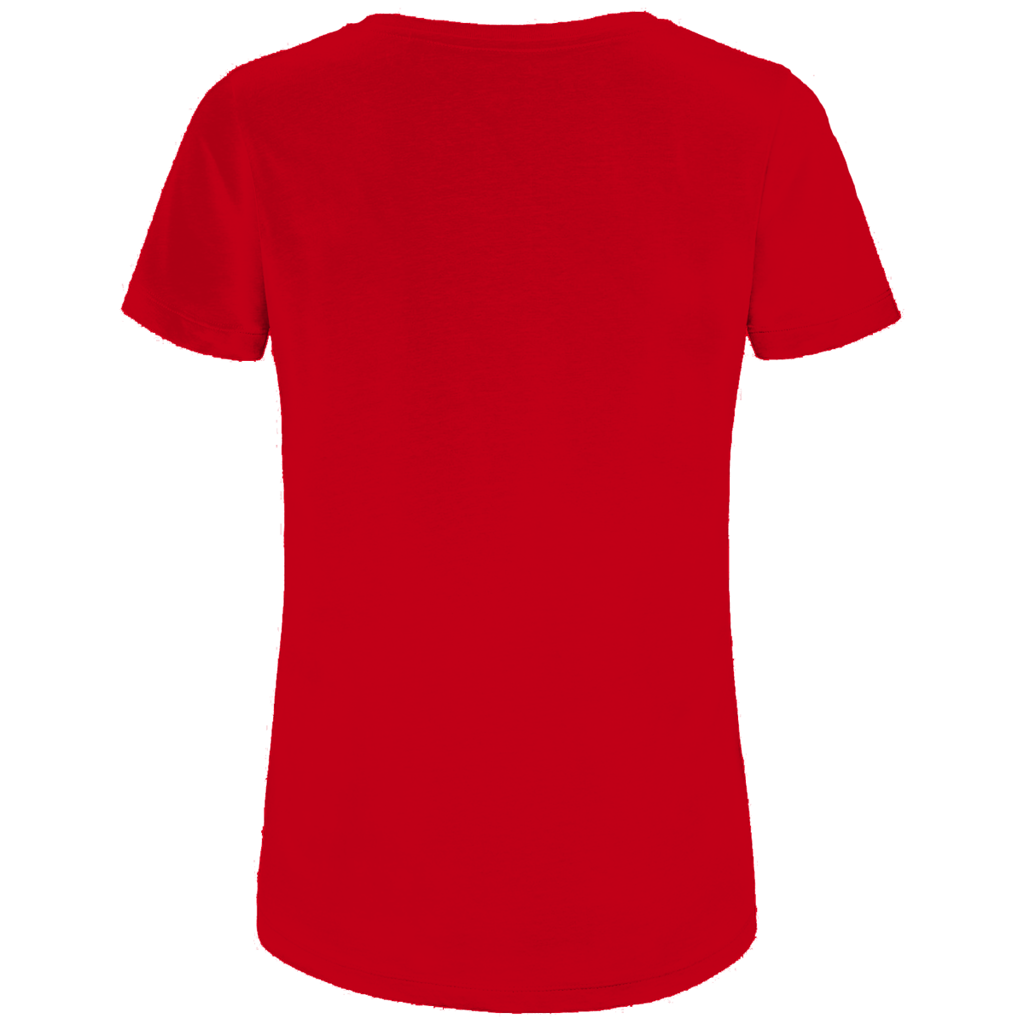 Damen Premium Bio T-Shirt Andere werfen Stöckchen. Mein Hund wirft zurück
