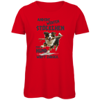 Damen Premium Bio T-Shirt Andere werfen Stöckchen. Mein Hund wirft zurück